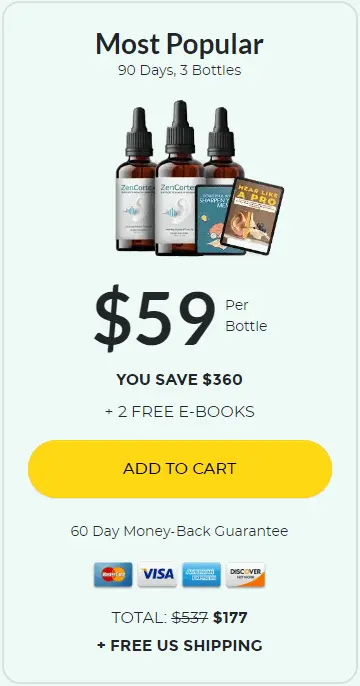 ZenCortex 3 bottle buy