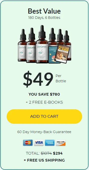 ZenCortex 6 bottle buy